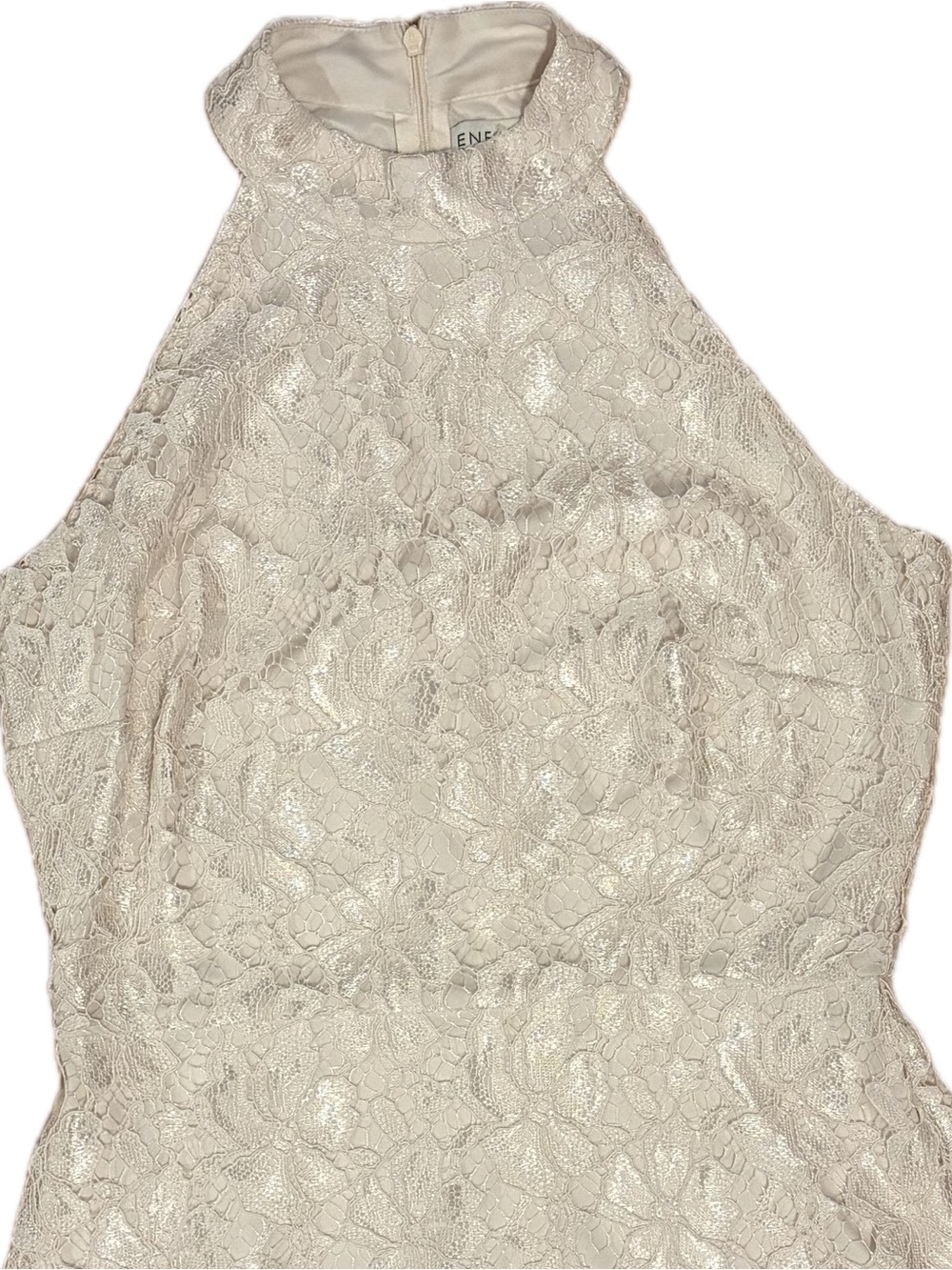 Enfocus Studio Winter White Lace Dress Top